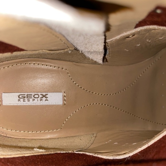 Geox Respira European Size 39 Suede Rust Bootie - Picture 13 of 16